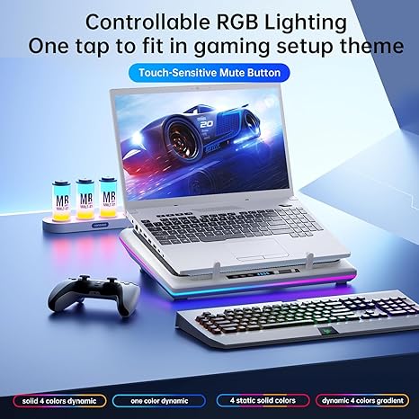 Large 5.5-inch turbo fan cooling